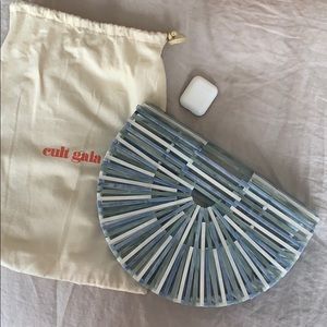 CULT GAIA Ark - small marbled acrylic clutch